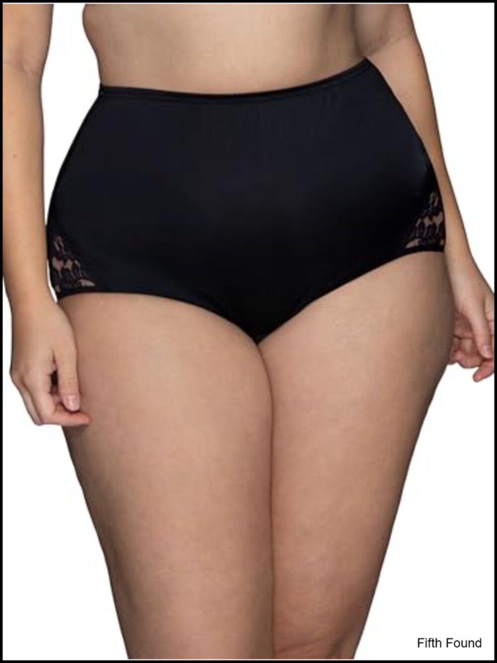 High Waisted Full Coverage Lace Brief